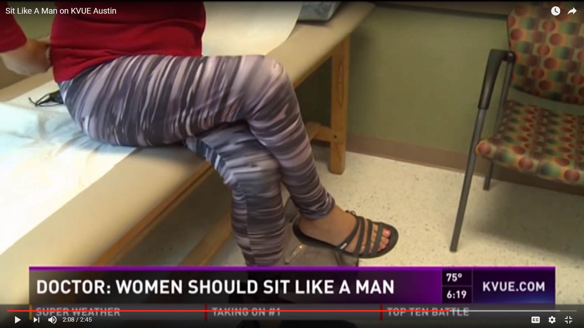 crunching knee cap Dr. Barbara Bergin